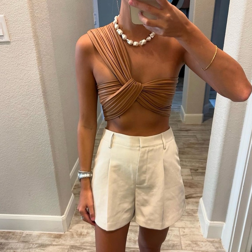 A.L.C. Vegan leather crop top! NWT!!!